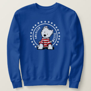 Sudadera KiniArt Stars And Stripes Westie Sweatshirt