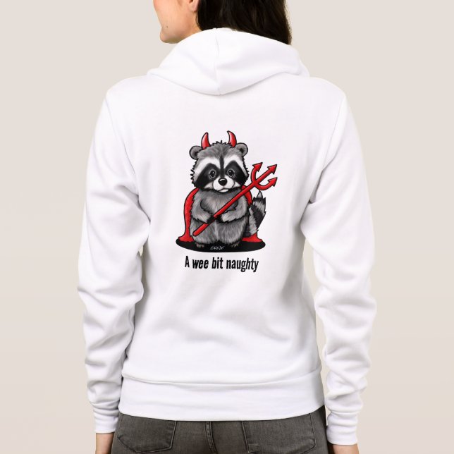 Sudadera KiniArt Trash Panda Raccoon (Reverso)