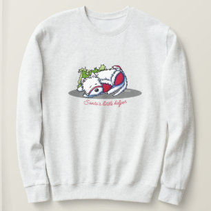 Sudadera KiniArt Westie Navidad
