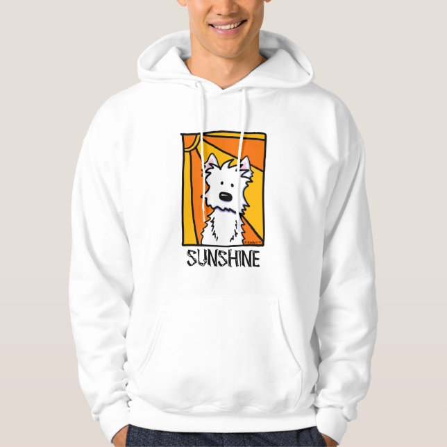 Sudadera KiniArt Westie Sunshine T-Shirt (Anverso)