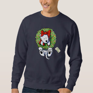 Sudadera KiniArt Wreath Wrangler Westie