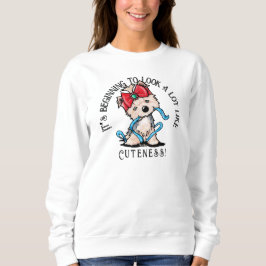 Sudadera KiniArt Yorkie Terrier Navidades Sweatshirt