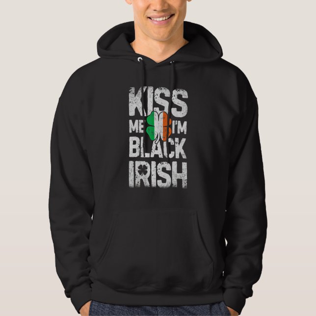 Sudadera Kisme I M Black Irish St Patricks Day Men Irelan (Anverso)