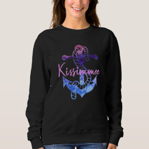 Sudadera Kissimmee Florida Retro Ancla Playa Náutico Vacaci