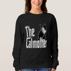 Sudadera Kit de madre de gato negro y blanco para gato dive