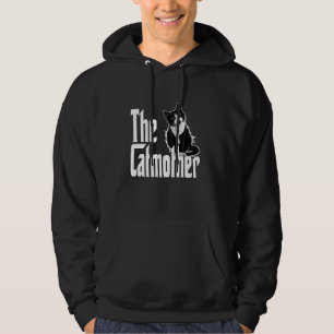 Sudadera Kit de madre de gato negro y blanco para gato dive