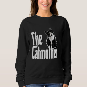 Sudadera Kit de madre de gato negro y blanco para gato dive