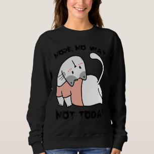 Sudadera Kit de yoga para gatos Nope De ninguna manera Gato
