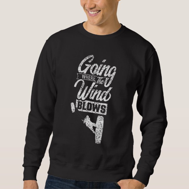 Sudadera Kitesurf Kite Surfing Kitesurfer Kitesurf Kitin (Anverso)