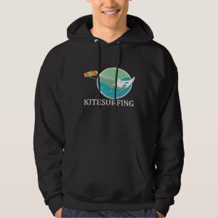 Sudadera Kitesurfer En Surfboard Kiteboarding Kitesurfing G