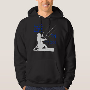 Sudadera Kitesurfer Viviendo Una Ola De Vida En Vivo En The