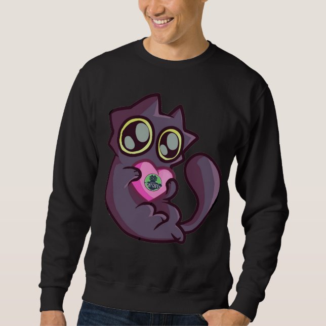 Sudadera KitKat te ama - El gato café de Alaska (Anverso)