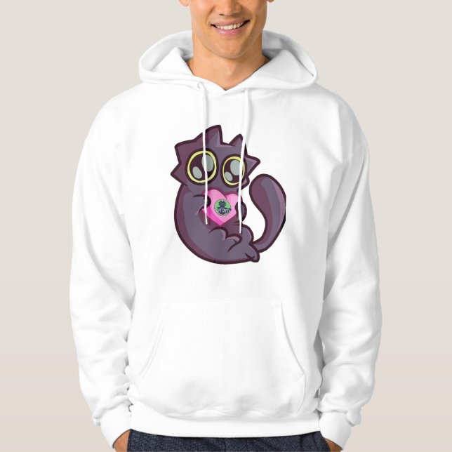 Sudadera KitKat te ama - The Alaska Cat Cafe (Anverso)