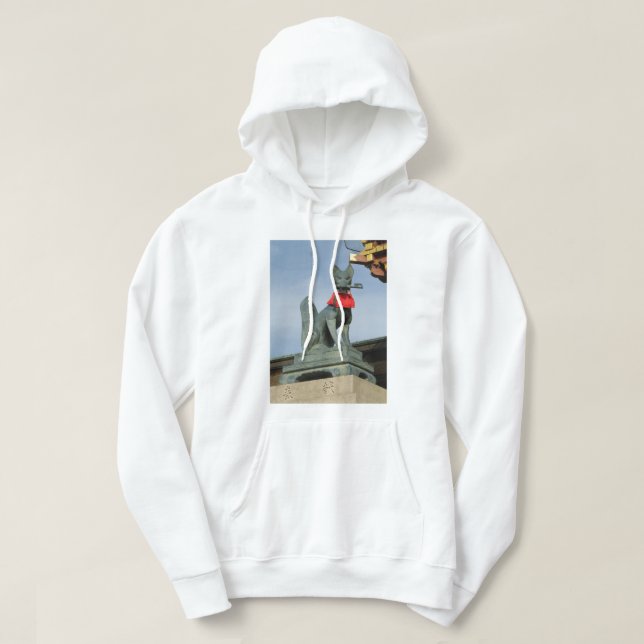 Sudadera Kitsune キ ツ ネ (Fox) con clave en la boca (Diseño del anverso)