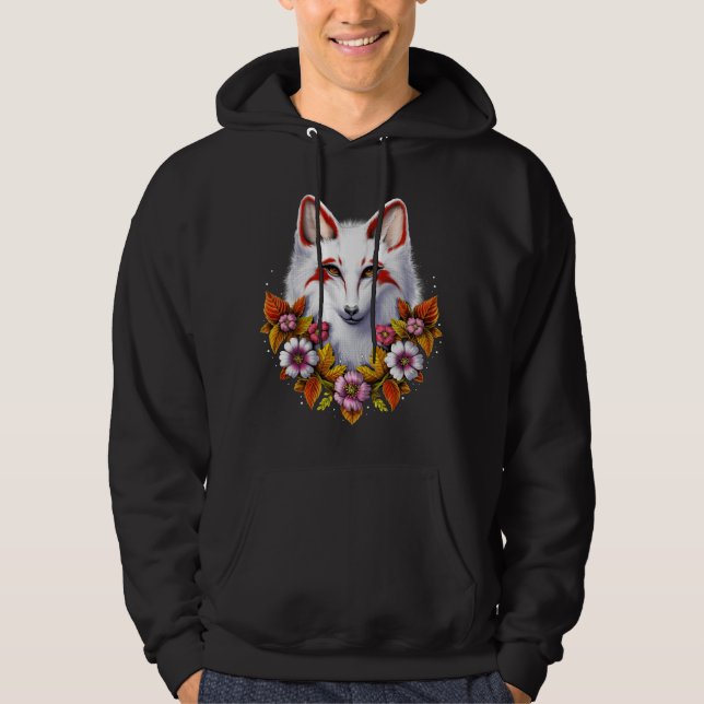 Sudadera Kitsune Fox de Japón (Anverso)