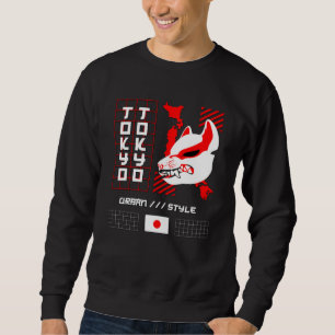 Sudadera Kitsune Fox Tokyo City