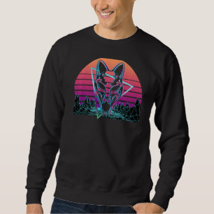 Sudadera Kitsune Mask Fox Mask Retro