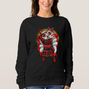 Sudadera Kitsune Ninja Nine Hombres Samurai Japoneses de Fo