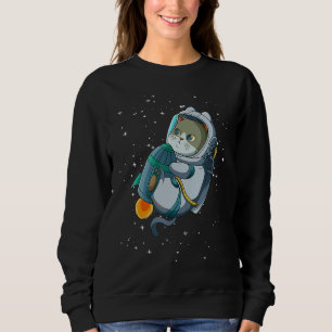 Sudadera Kitty In Space Rocket Se Encuentra Con El Astrocat