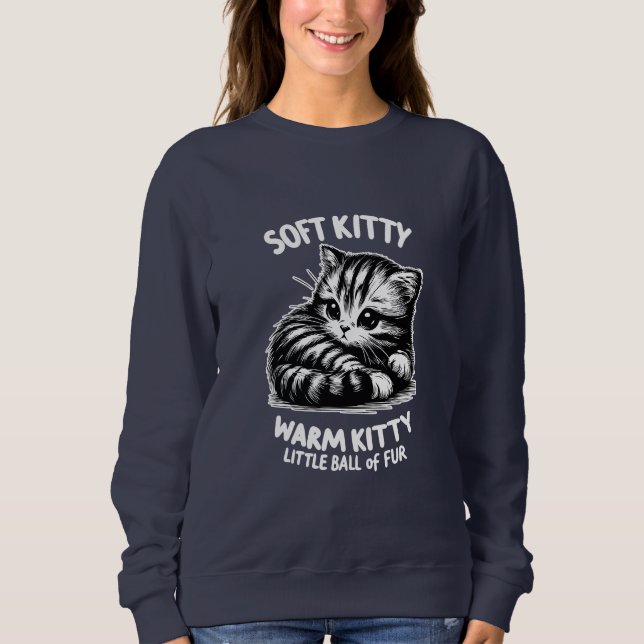 Sudadera Kitty suave (Anverso)