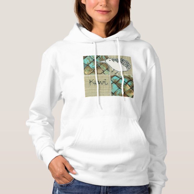Sudadera Kiwi - Ave nativa de Nueva Zelanda (Anverso)