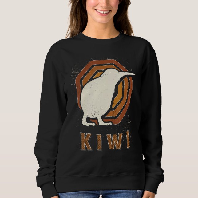 Sudadera Kiwi Bird Vintage Retro Classic Animal Love (Anverso)