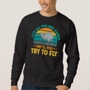 Sudadera Kiwi De Nueva Zelanda Para Un Pájaro Kiwi