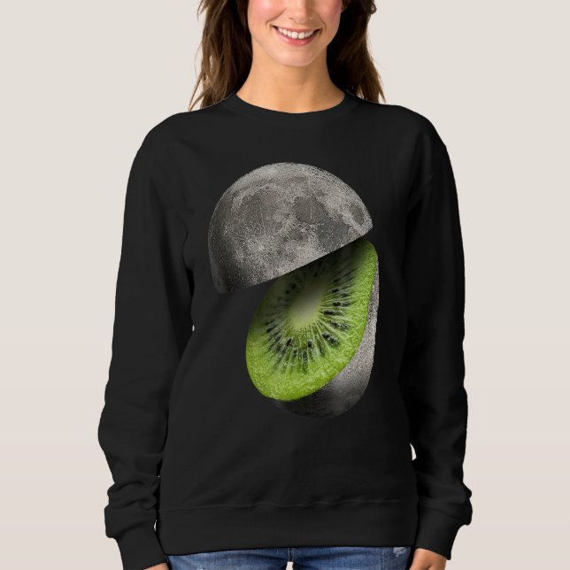 Sudadera Kiwi Fruit Moon Planet Corta Espacio Astronómico (Anverso)