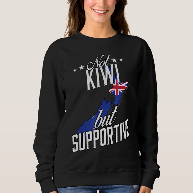 Sudadera Kiwi, no Kiwi, pero Kiwi New Ze, un turista de via (Anverso)