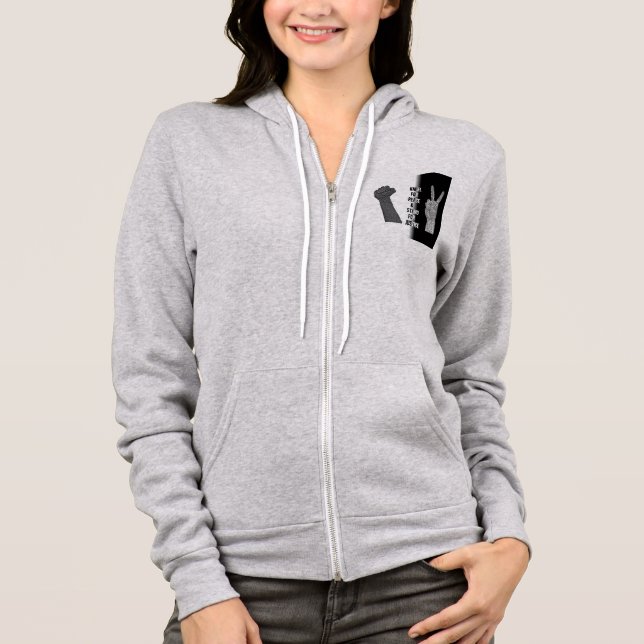 Sudadera Kneel por la paz y la justicia (Anverso)