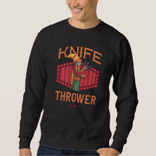 Sudadera Knife Thrower Celebración del Cumpleaños Payasos