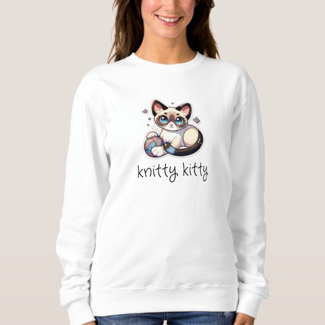 Sudadera Knitty Kitty (Anverso)