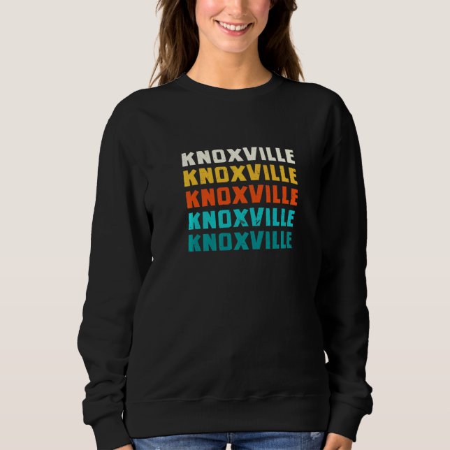Sudadera Knoxville Tennessee Vintage Tn Retro Collection Am (Anverso)