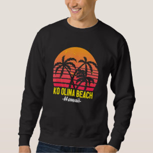 Sudadera Ko Olina Beach Hawaii Oahu Hawaiian Sunset Palm Tr
