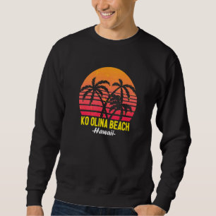 Sudadera Ko Olina Beach Hawaii Oahu Hawaiian Sunset Palm Tr