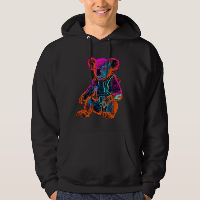 Sudadera Koala Artwork - Animal Motif Art Koala (Anverso)