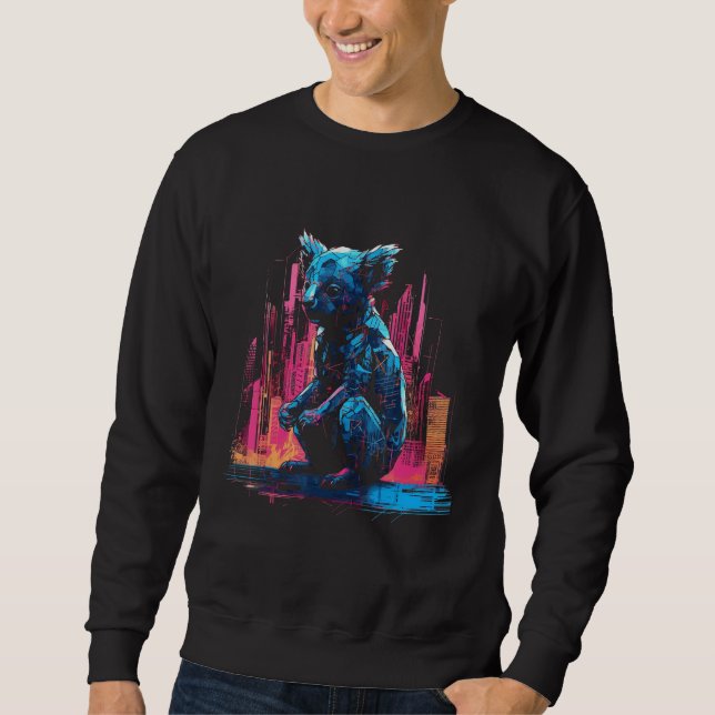 Sudadera Koala Artwork - Architecture Animal Motif Art Anim (Anverso)