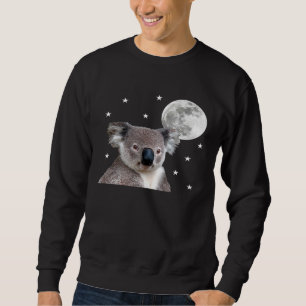Sudadera Koala Bear Stars Moon Space Gracioso Amor Animal
