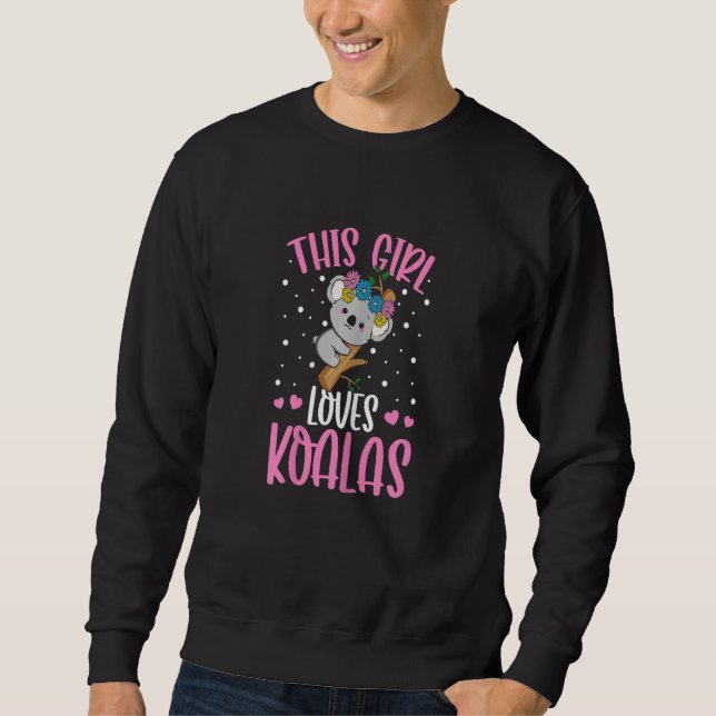 Sudadera Koala Bear This Girl Loves Koalas (Anverso)