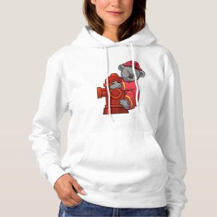 Sudadera Koala como bombero con hidrógeno