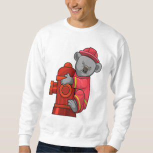 Sudadera Koala como bombero con hidrógeno