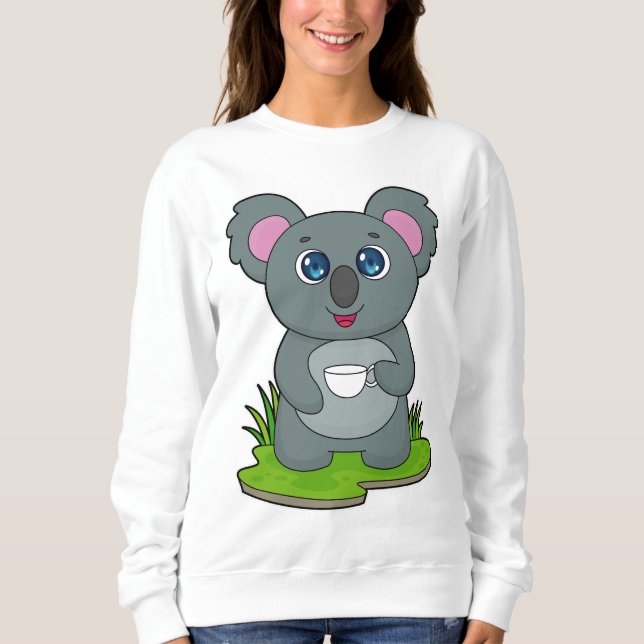 Sudadera Koala con café (Anverso)