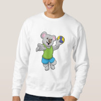 Koala con deportes de balonmano