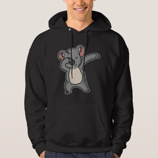 Sudadera Koala Divertido Haciendo Dab Baile Dab Koala Fresc (Anverso)