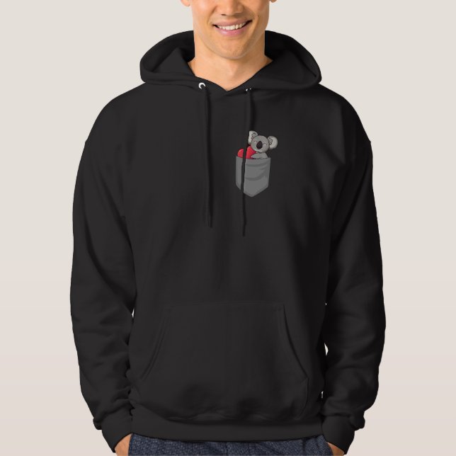 Sudadera Koala En Bolsillo Koala Lindo Bolsillo (Anverso)