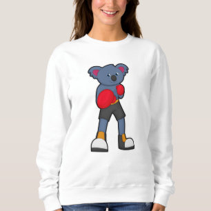 Sudadera Koala en boxeo con guantes de boxeo