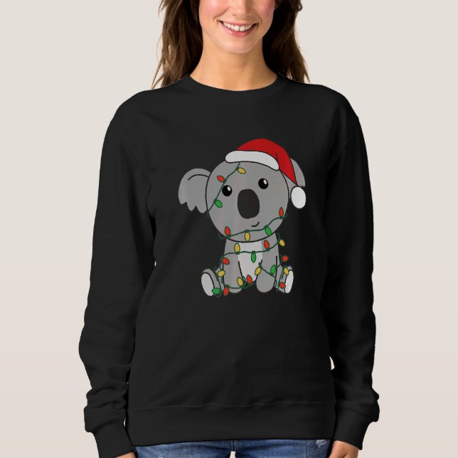 Sudadera Koala Feliz Navidad Animales de Invierno Koalas Ch (Anverso)