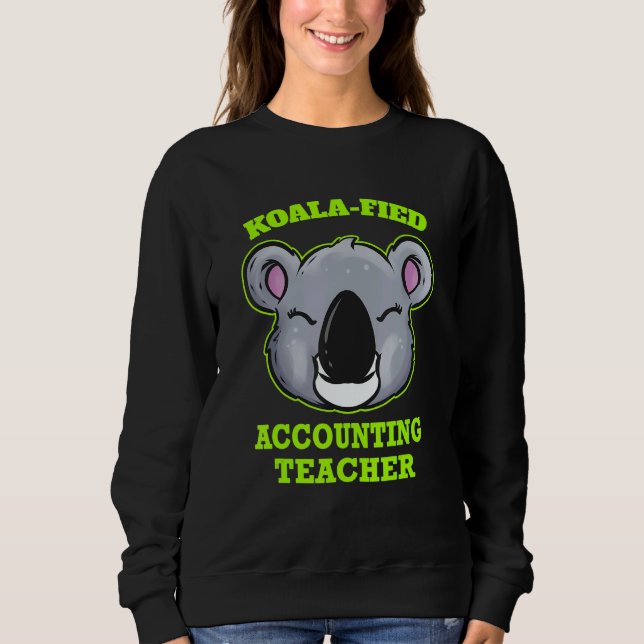 Sudadera Koala Fied Accounting Teacher (Anverso)