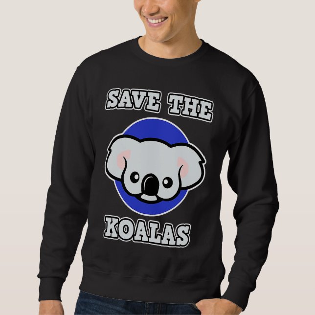 Sudadera Koala for Men and Women  Save the Koalas (Anverso)