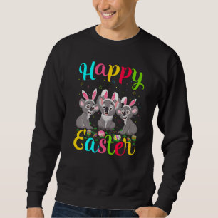 Sudadera Koala Gracioso Huevo de Pascua Bunny Koala Feliz P